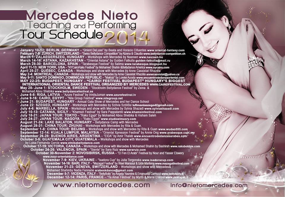 Mercedes 2014-es turnéja