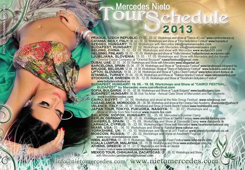 Mercedes 2013-as turnéja
